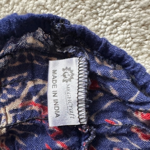 Multicolor Patterned Fabric Harem Pants (originally purchased through Sivana). - Picture 3 of 3